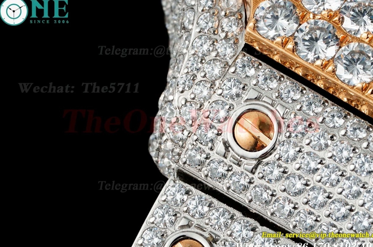 SS AMG 40mm Mens Santos Dial RG SS 100 XL MY9015 Black 0204